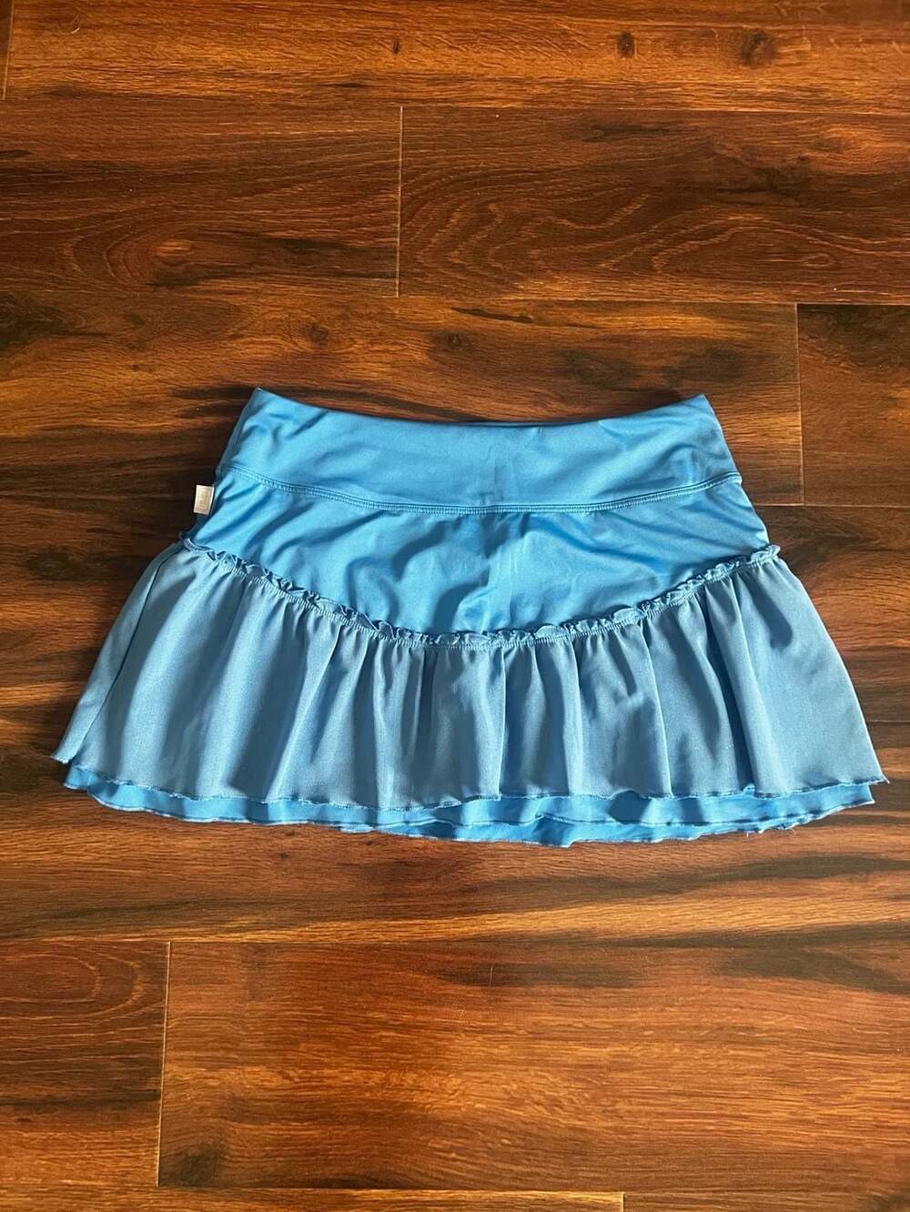 Nike Blue Ruffled Tennis Skirt Skort